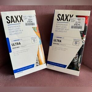 BNIB sealed men’s Saxx Ultra boxer briefs